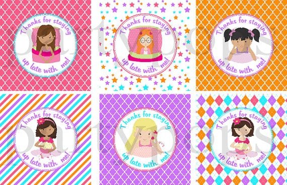Tagsleepover Invitations Free Printables
