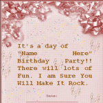 Teenage Birthday Invitation Templates