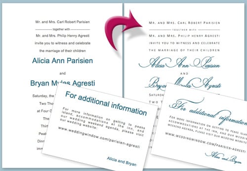 Template Wedding Invitations Microsoft Word