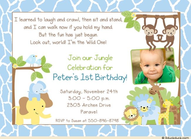 Toddler Birthday Invitations Designs